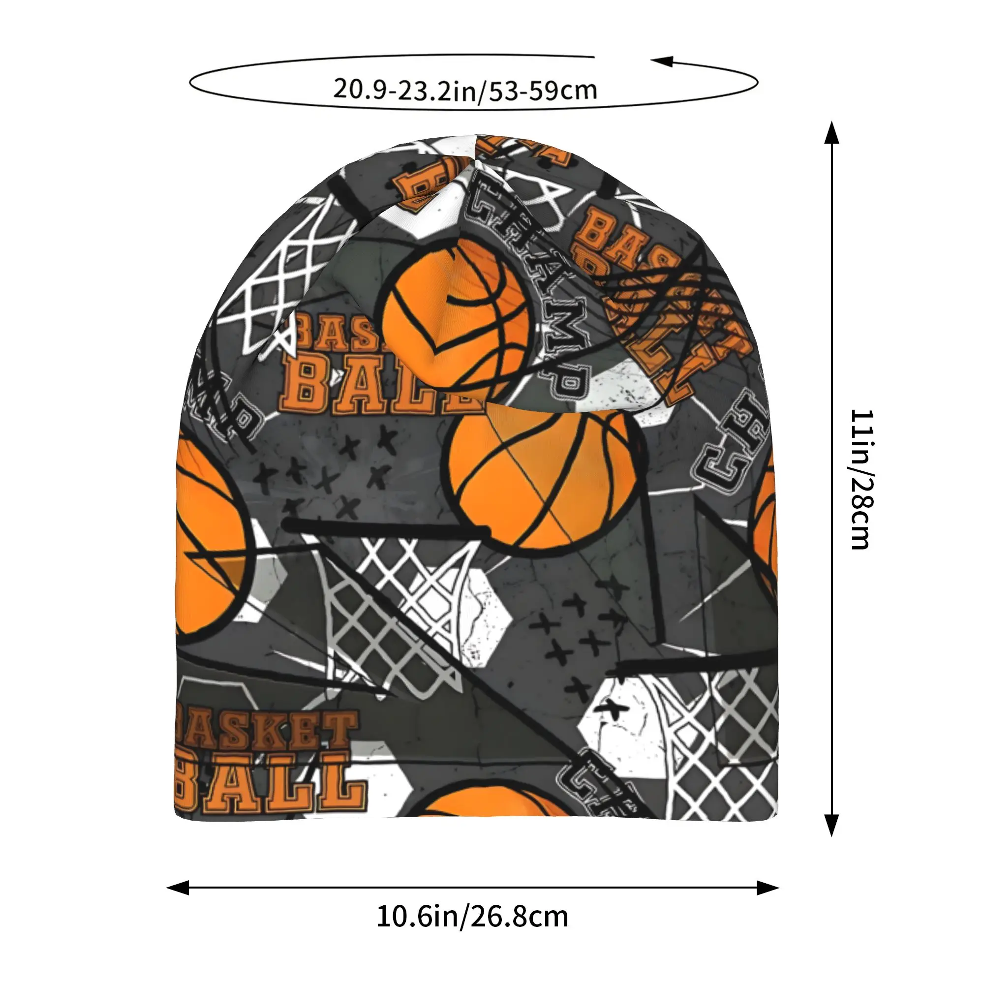 Autumn Basketball Grunge Bonnet Homme Outdoor Thin Hat  Skullies Beanies Caps Men Women Style Hats