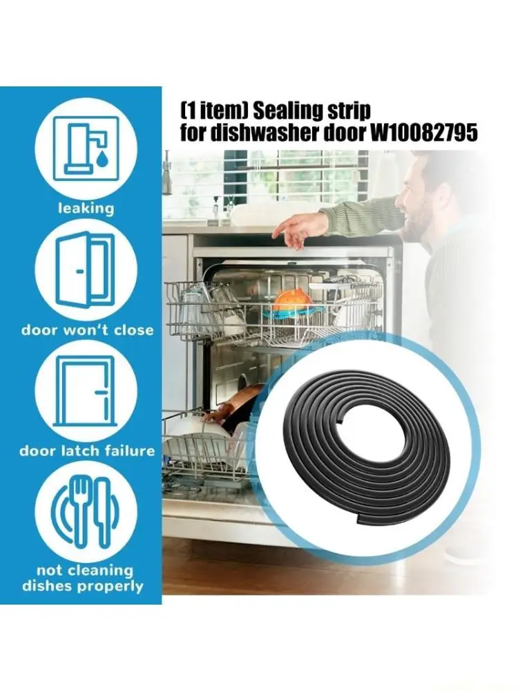 D0AB Simple And Quick Installation Dishwasher Door Seal User Friendly Saves Time