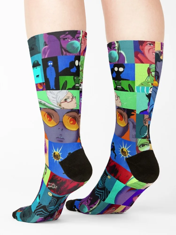 Dandadan Collage Socks set Climbing winter floor Male Socks Women's