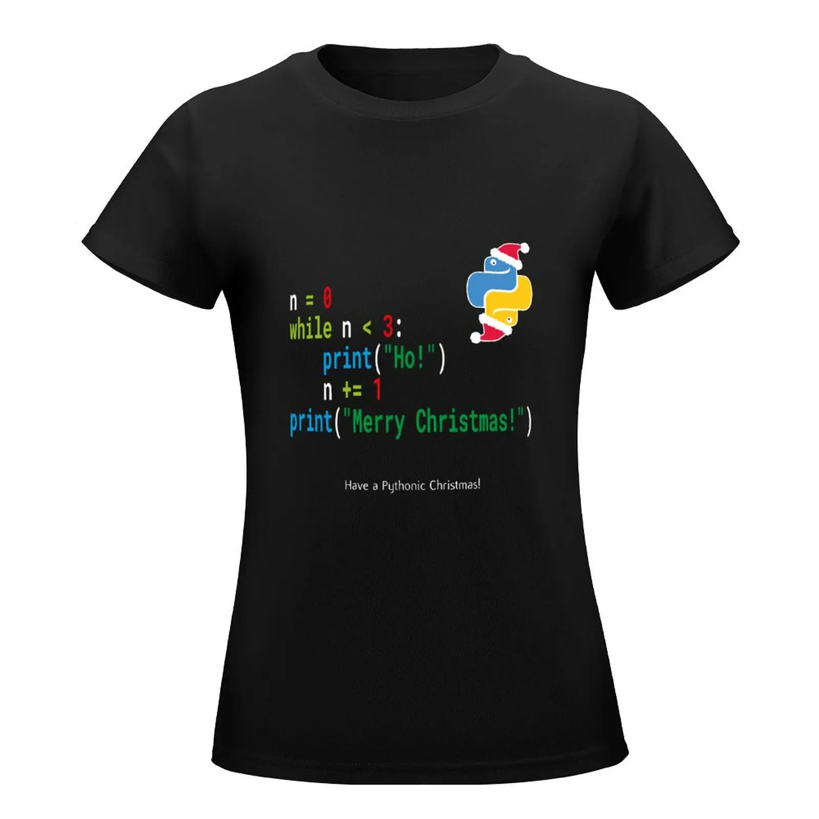 Ho! Ho! Ho! - Merry Christmas -Python Geek Shirt T-Shirt tees summer clothes female designer clothes Women luxury