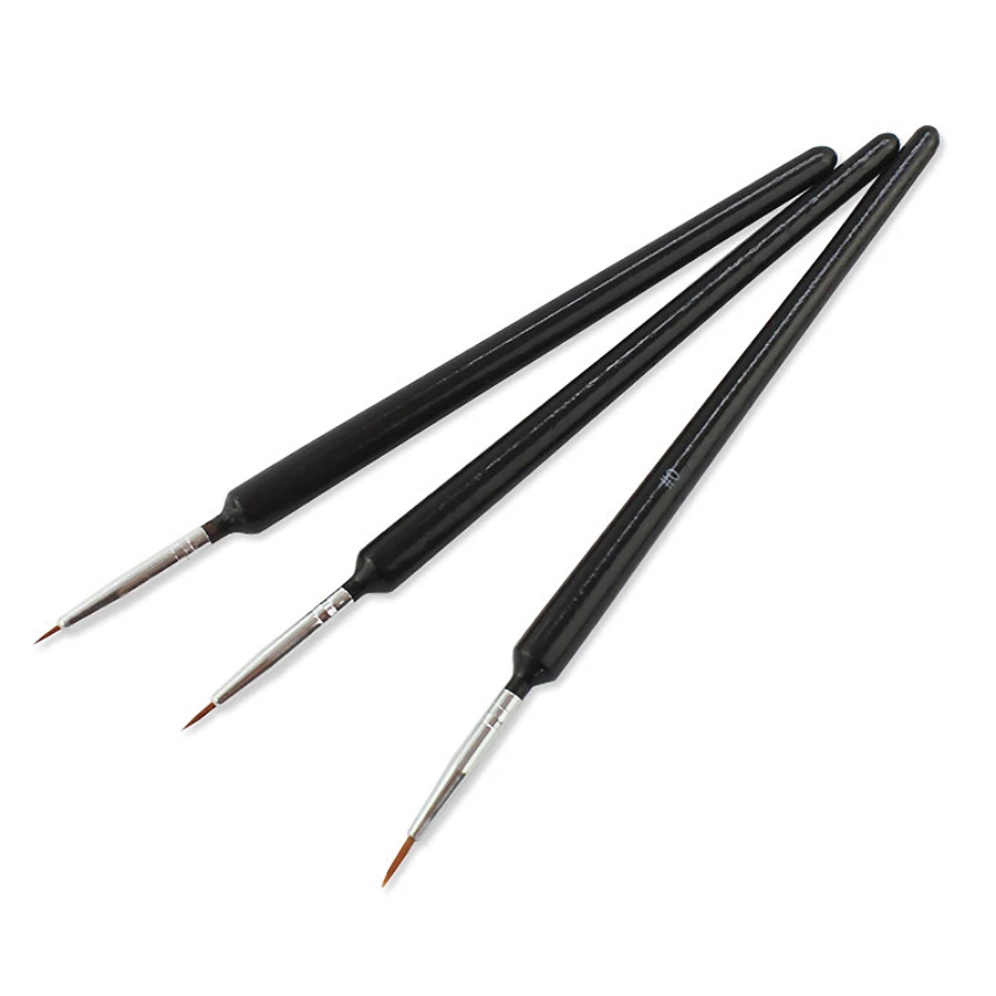 Nagelpinsel-Set, Nagelkunst-Design, Tipps, Zeichnen, Schnitzen, Punktieren, Nagelstift, flacher Liner für Acryl-Gel-Nagellack, Maniküre