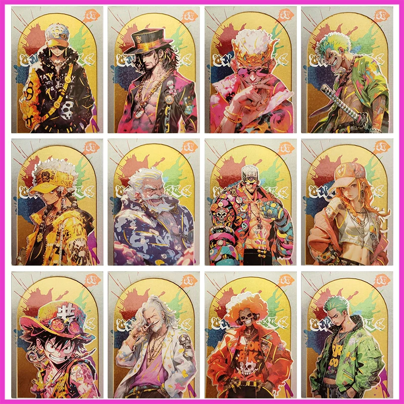 

Anime ONE PIECE Rare SP Refraction Foil Robin Nami Law Shanks Zoro Brook Luffy Toys for boys Collectible Cards Birthday Present