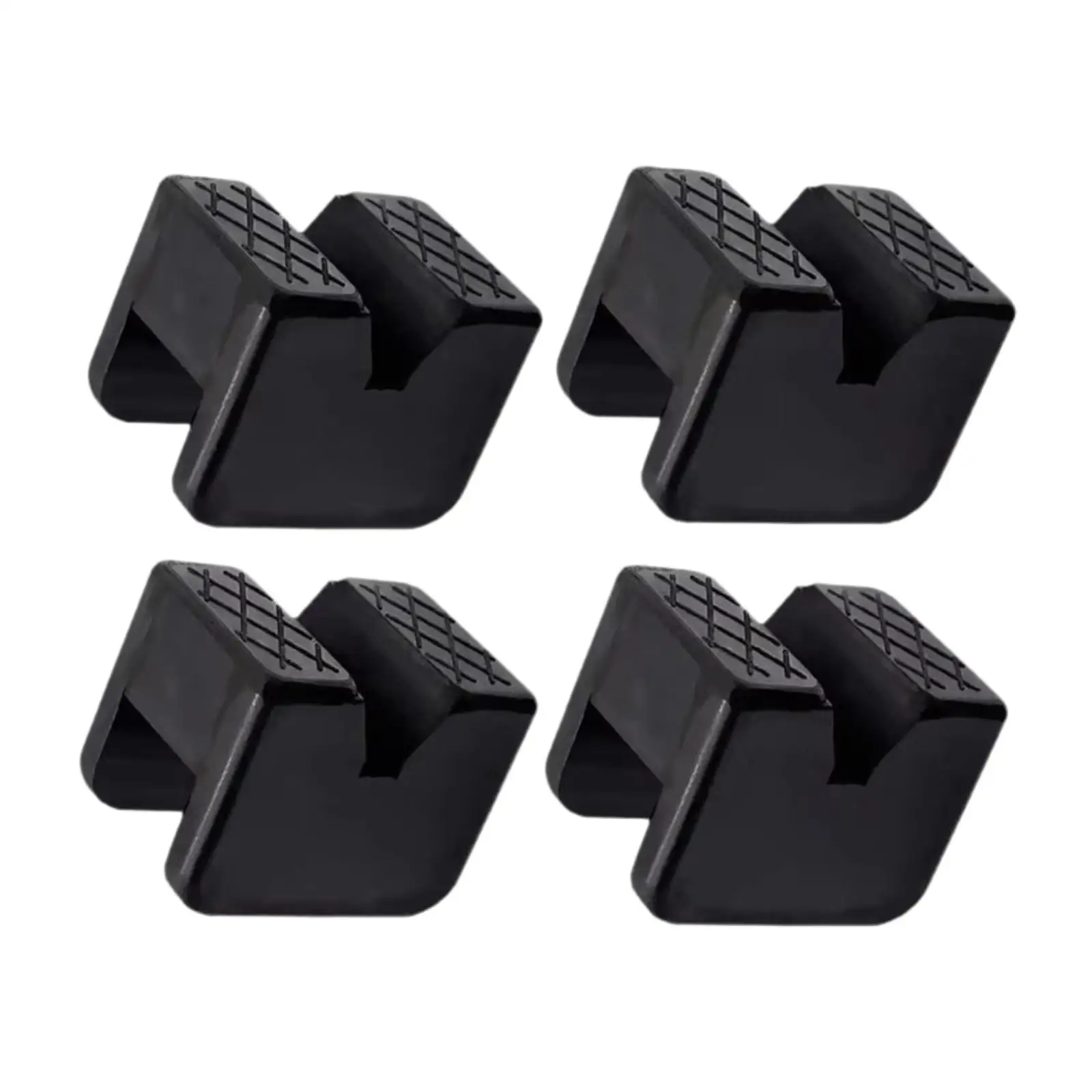 

4 шт., адаптер для подставки для домкрата, адаптер с прорезями, противоскользящий подъемник, резиновая прорезная рама, защита от сварных швов для подставки оси