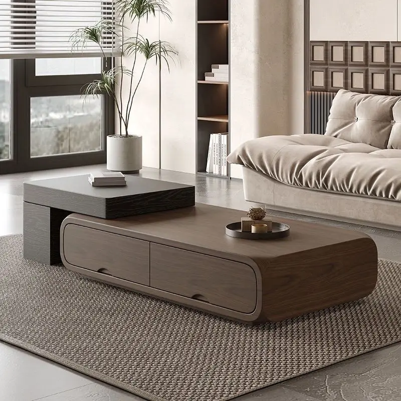 table household telescopic living room small apartment modern Internet celebrity simple antique TV cabinet combination
