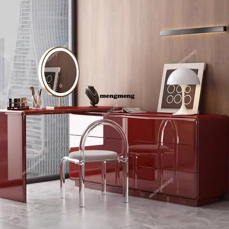 

Light Gray Makeup Vanity Desk Brown European Modern Vintage Makeup Vanity Desk Corner Cheap Penteadeira Bedroom Furniture