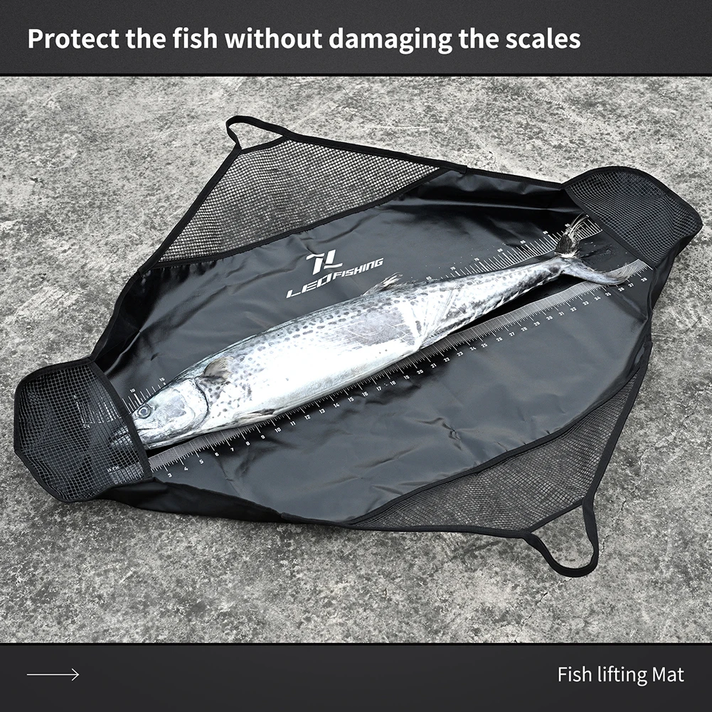 Fishing Experience Fishing Sling Bag Travel Unhooking Mat Lightweight And Practical Portable Fish Mat Angler s Accessory