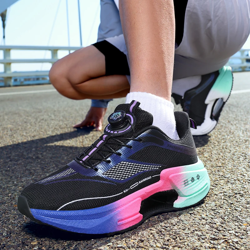 Sepatu olahraga unisex baru, fashion empat musim, serbaguna, nyaman, anti selip, tahan aus, sol tebal, sepatu kasual lari