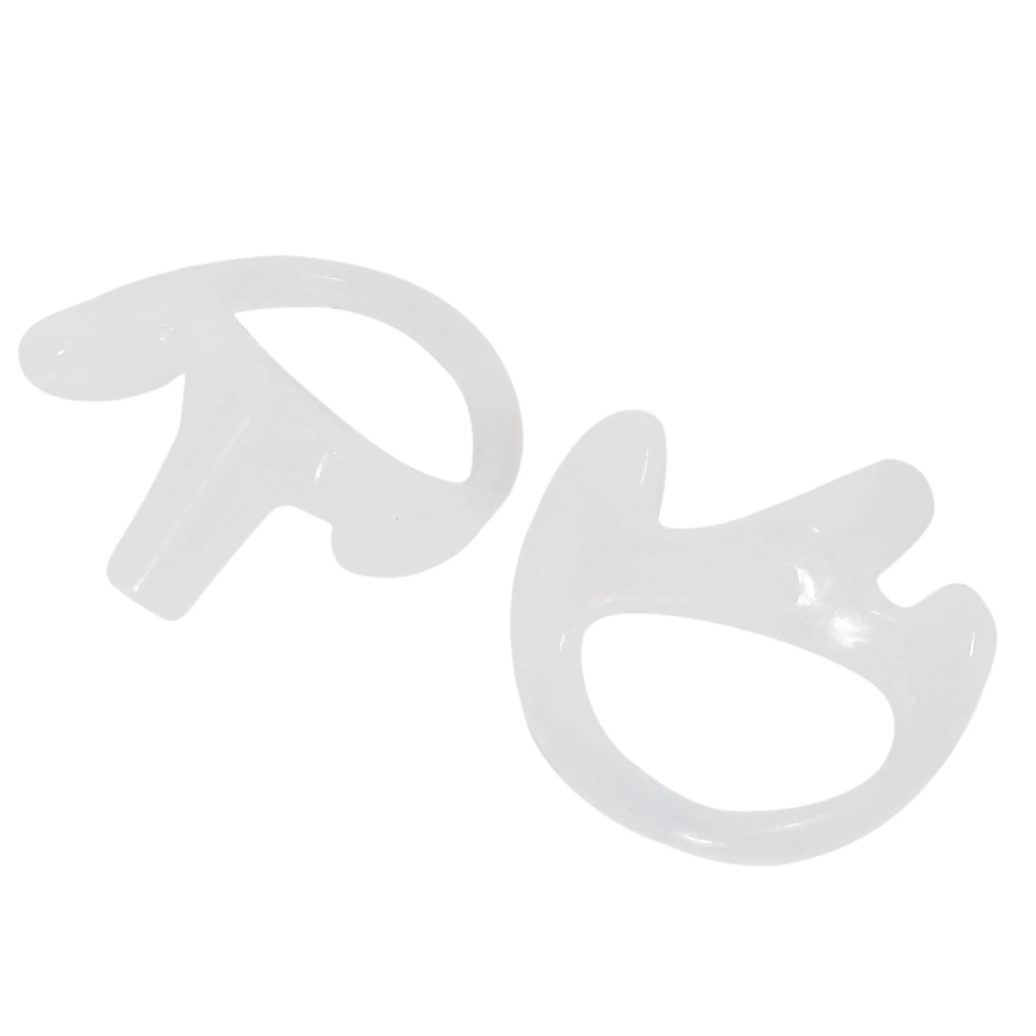 투명 실리콘 소프트 이어버드, 워키토키 커버 어쿠스틱 튜브 이어피스, 소형, 중형, 대형 J6116Z, 3 쌍