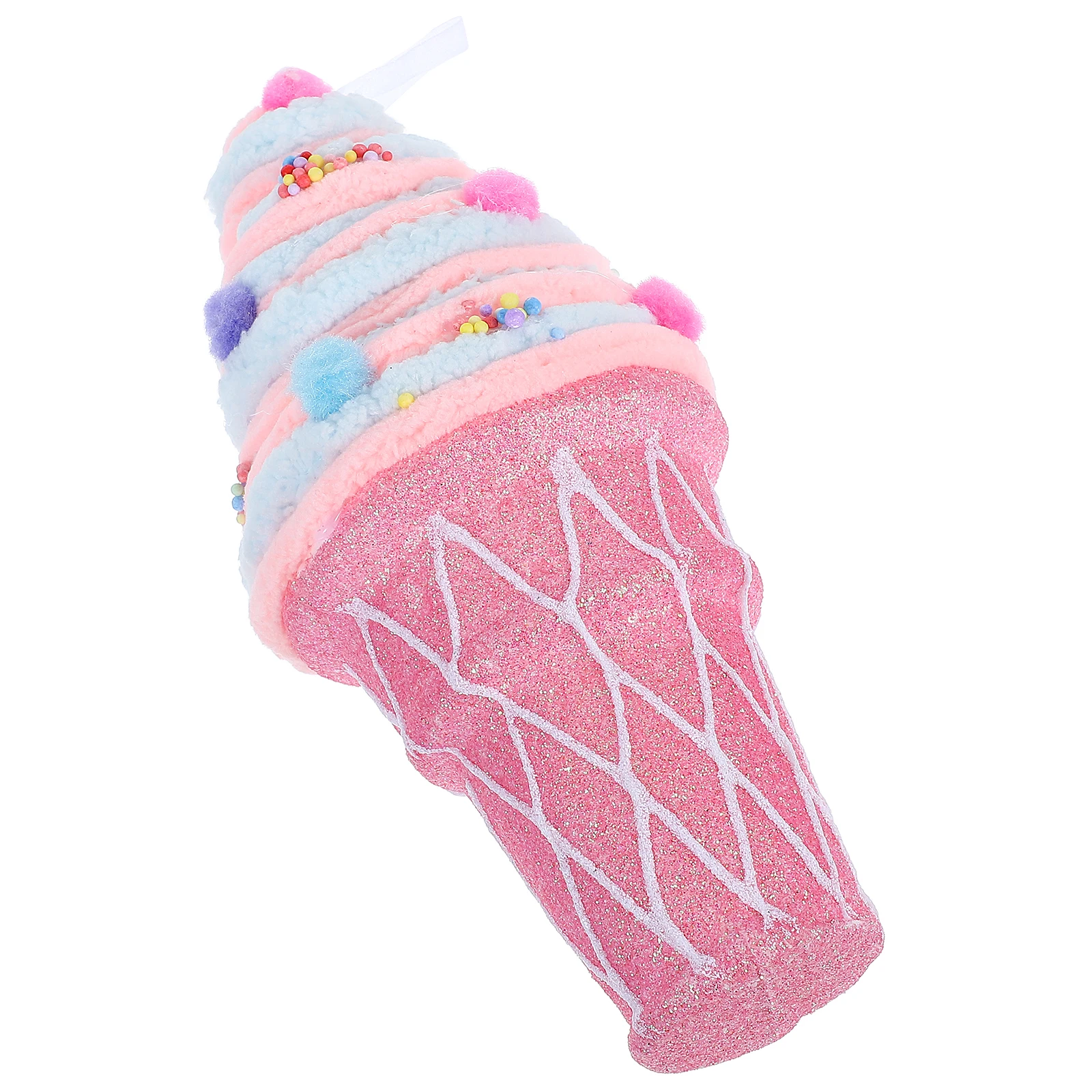 

Foam Ice Cream Ornaments Christmas Tree Decorations Birthday Party Dessert Pendant Safe Material Easy Installation Food Themed