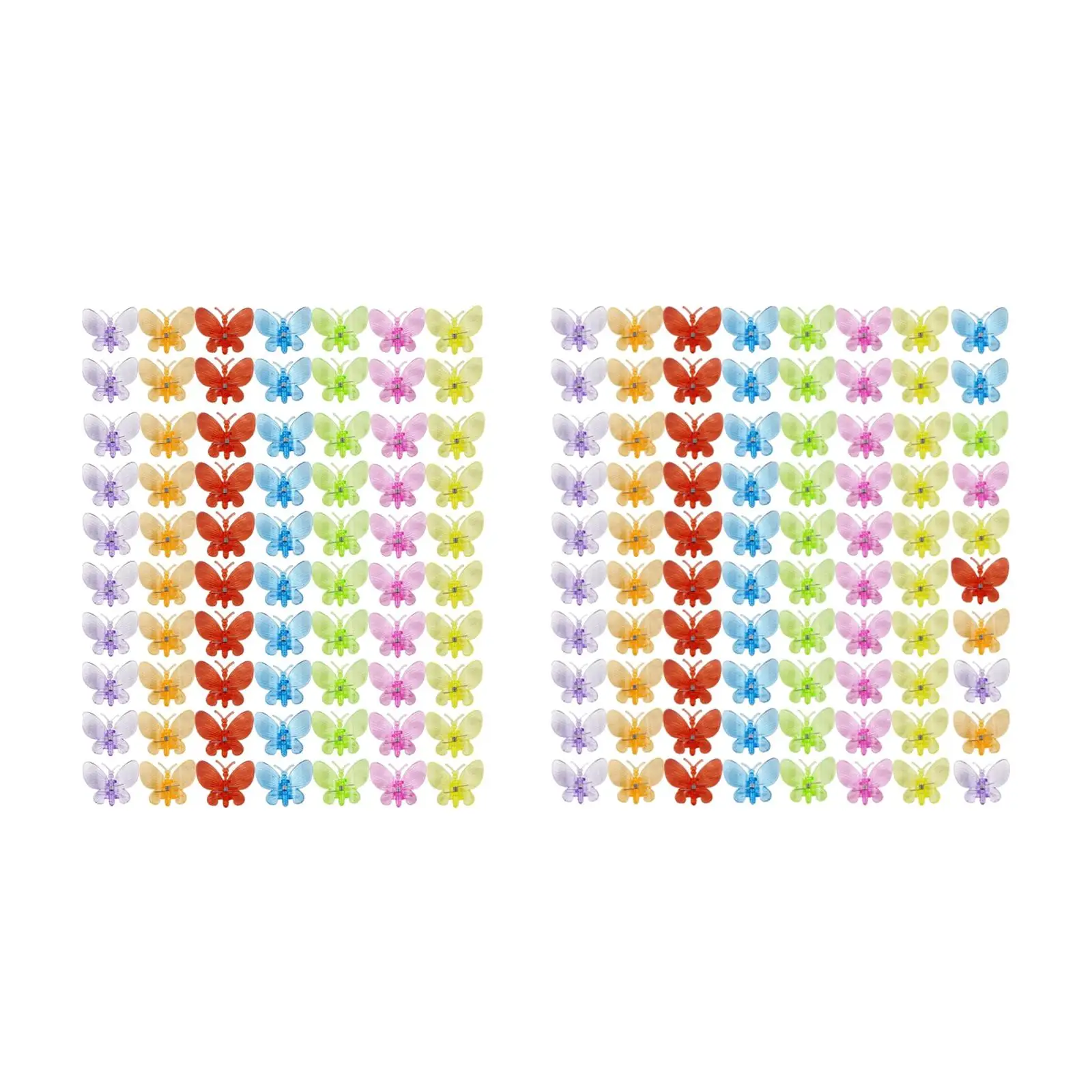 Orchid Clips Butterfly Shape Vine Clips for Single Stem Plants Stalks Vines