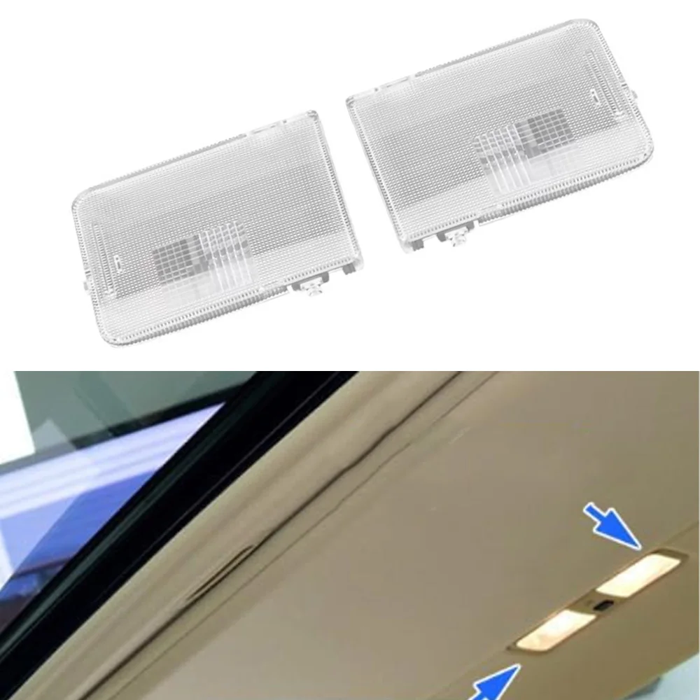 For Toyota Camry 2012 2013 2014 2015 2016 2017 1pair Left and Right Car Interior Dome Light Lampshade Cover 81392-06040
