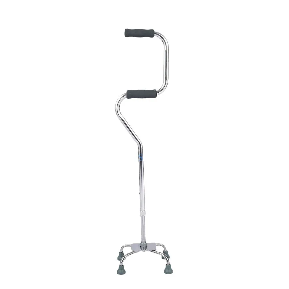 Four-corner for the elderly, for the elderlyfor the elderly adjustable four-corner cane
