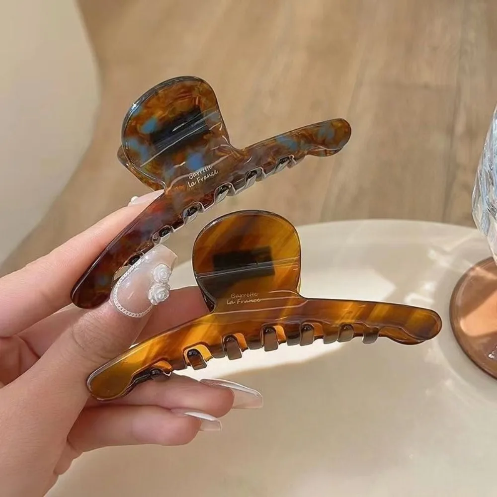 Elegante Hochwertige Acetat-Haarklammer für Damen, Stilvolle Vintage-Haarspange, Modisches Haaraccessoire – Detail 3