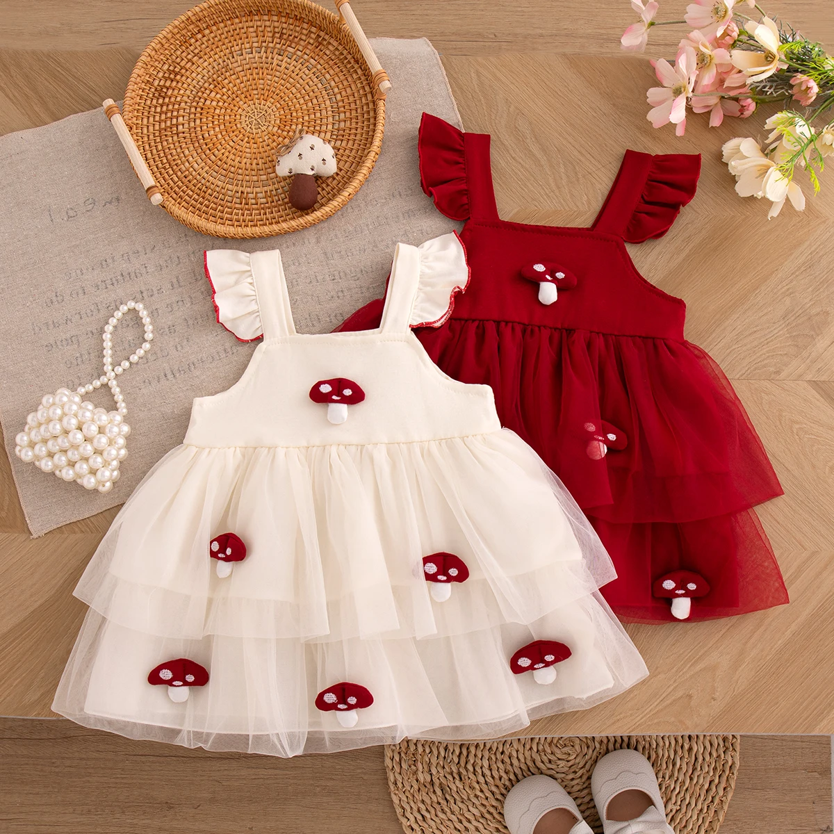 vestidos-de-verao-para-meninas-em-algodao-cor-solida-vestido-de-chiffon-em-camadas-com-estampa-de-cogumelo-roupa-de-praia-fofa-para-bebes