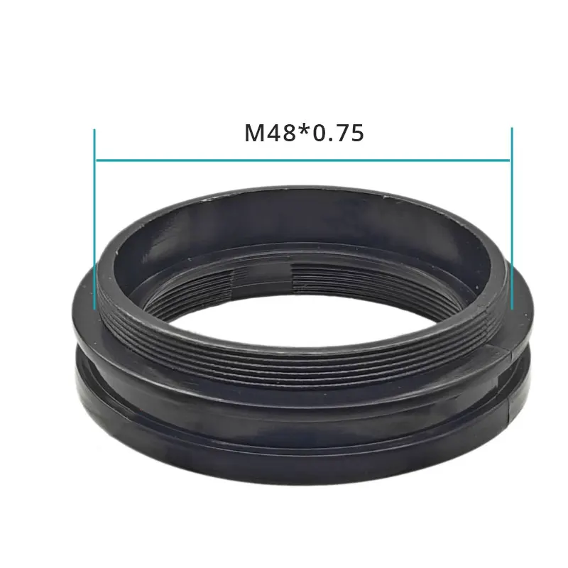 2ps 48MM Plastic Adapter Ring mount size M48X0.75 for Stereo Microscope Connecting with Ring Lamp