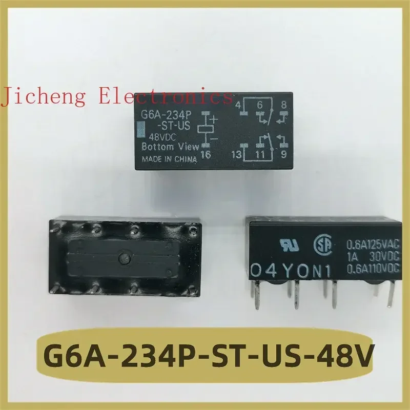 10PCS G6A-234P-ST-US-48V Relay G6A-234P-ST-US G6A 234P S US 48V