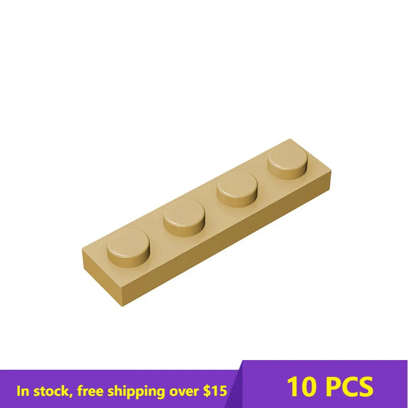 

10PSC Bricks Plate 3710 1x4 Compatible Assembles Particles For Building Blocks Parts DIY enlighten bricks Educational Toys