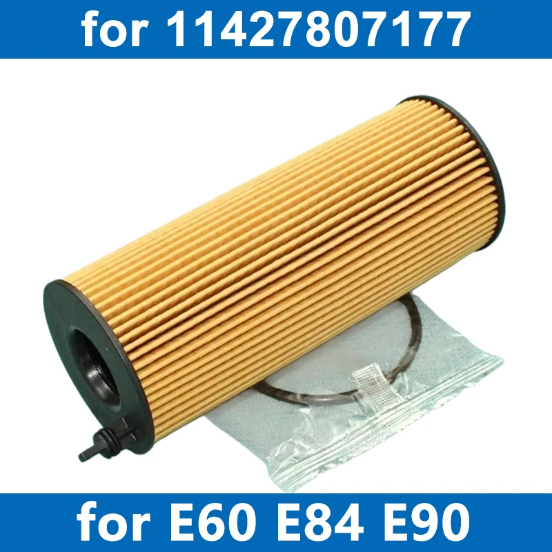1/6/10PCS Car Oil Filter 11427807177 For E81 E87 120d E90 320d E60 520d E84 X1 E83 X3 E70 F15 X5 X6 Engine N47D20 M47 N57 2004~