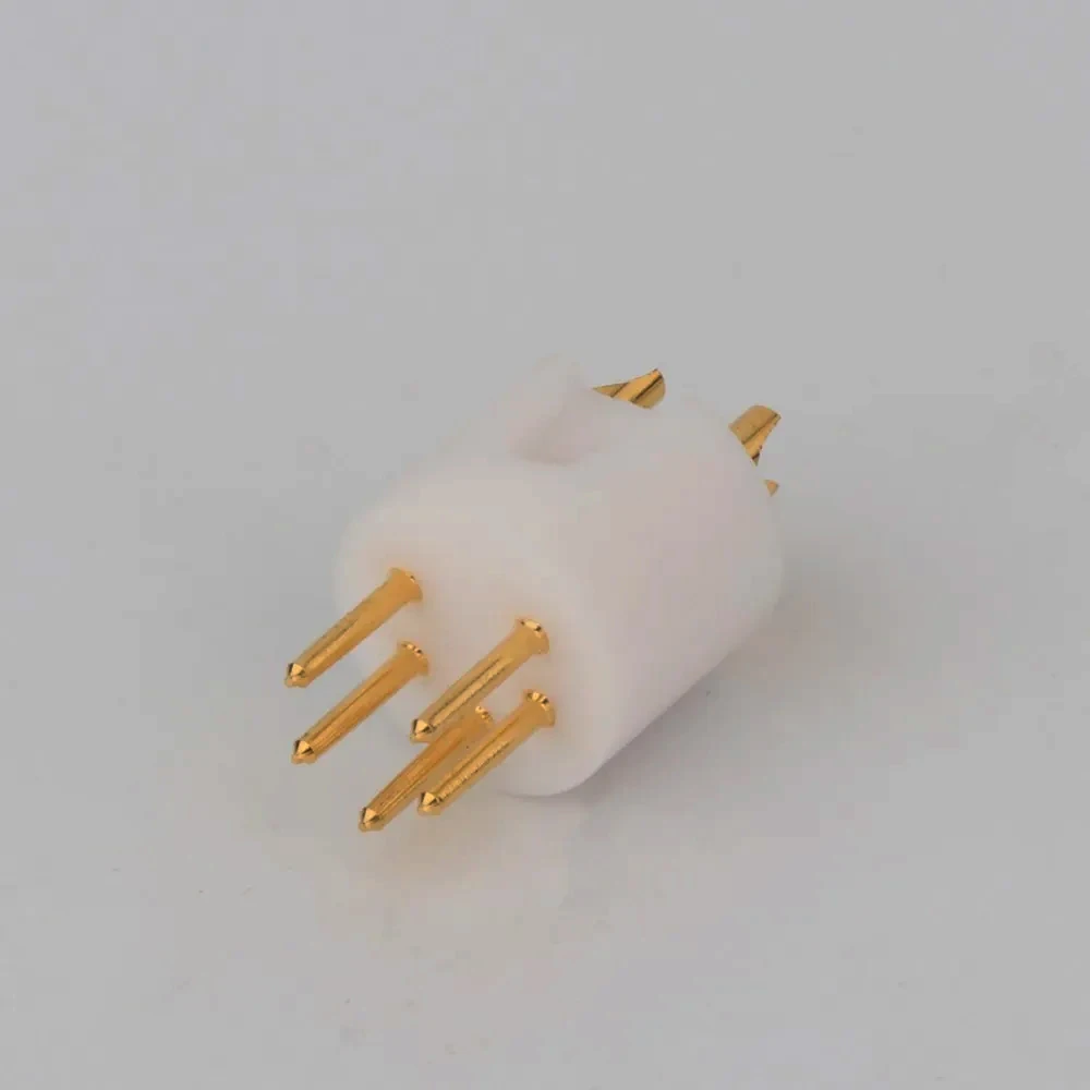 Preffair 5 Pins M DIN vergoldeter Stecker Plattenspieler Tonearm Buchse für REGA LINN ROKSAN PROJECT GRACE