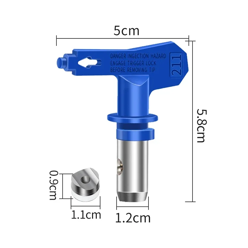 Imagem -04 - Pressão Airless Pistola de Pulverização Dicas e Tip Guard6 x Filtro Alta