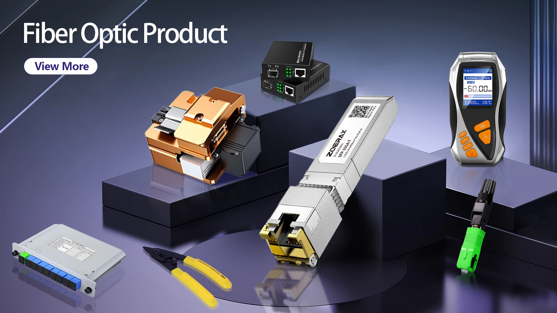 ZoeRax Ein Paar Gigabit-Glasfaser-Transceiver Media Coverter Ethernet SC Singlemode RJ45 Port Optischer Transceiver – Detail 1