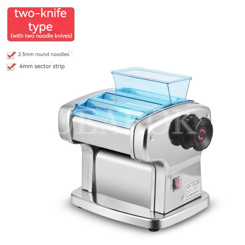 Electric Noodle Dumpling Wrapper Machine Pasta Noodle Maker Press All Copper Electric Commercial Household Stainless Steel