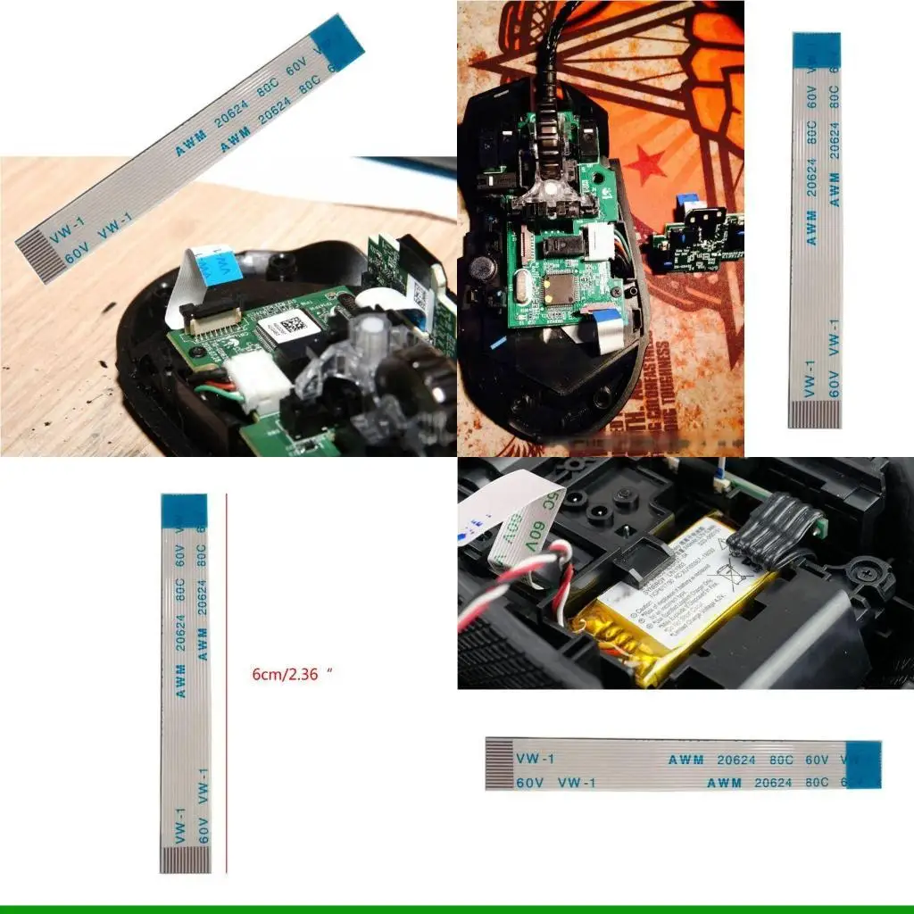 U55C High Quality Mouse Flexible Cable for G502 Mouse Side keys Motherboard Circuit Board Cable