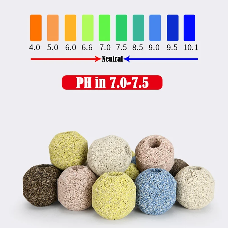 10-50Pcs/Lot Aquarium Culture Filter Material Bio Ball Biochemical Ball Filter Media Fish Tank Nitrification Bacteria Filtration