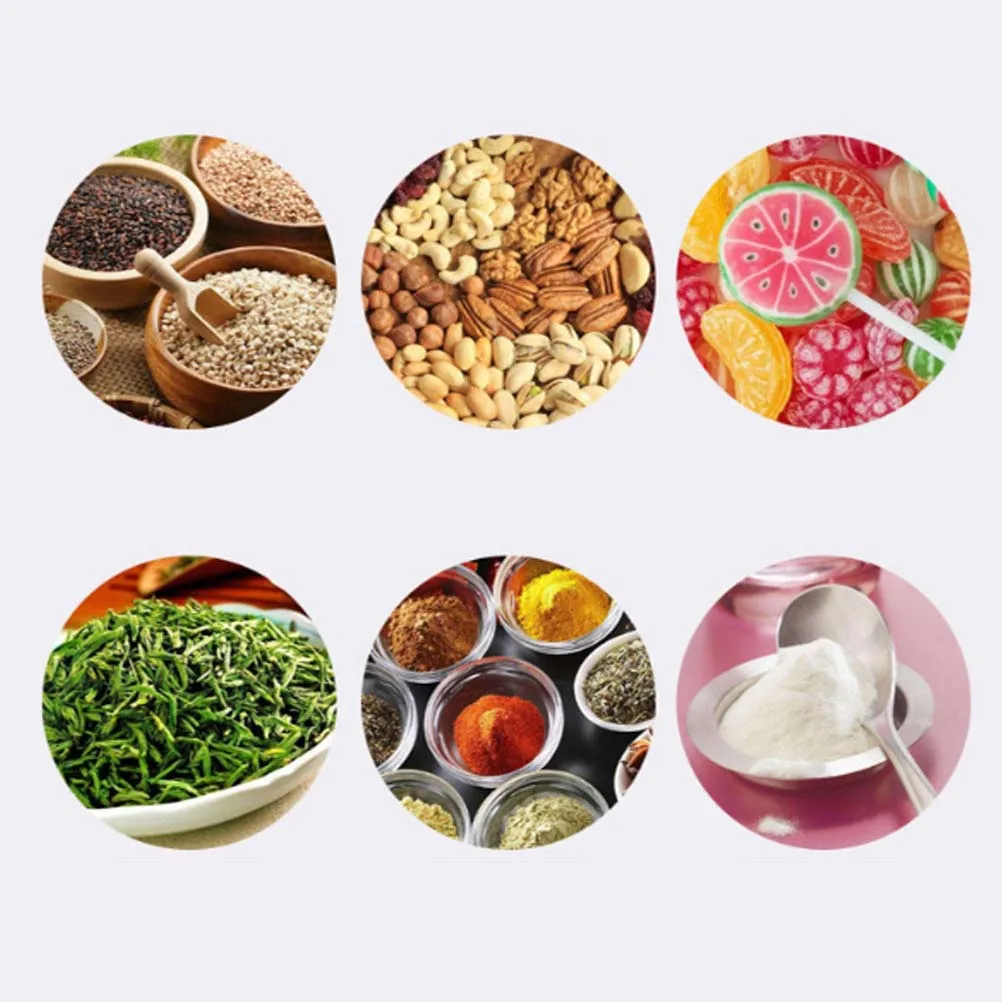 

1200ml Glass Sealed Storage Can Moisture Proof Clear Surface Stainless Steel Lid Portable Storage Tank for Grains Nuts Tea