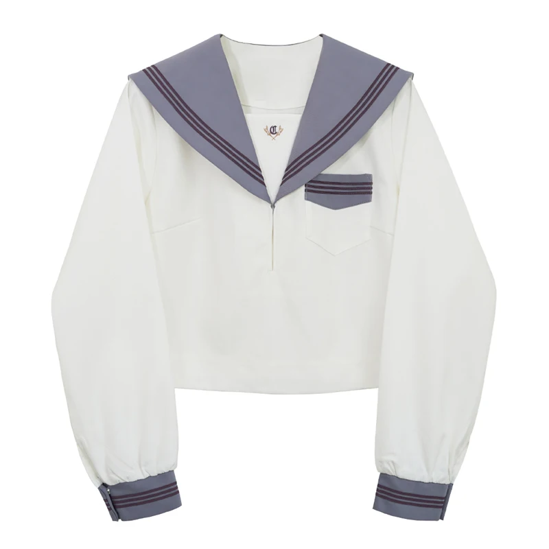 2024 Taro Purple Three Lines Sailor Suit primavera estate uniforme scolastica giapponese College High School Girls studenti gonna a pieghe