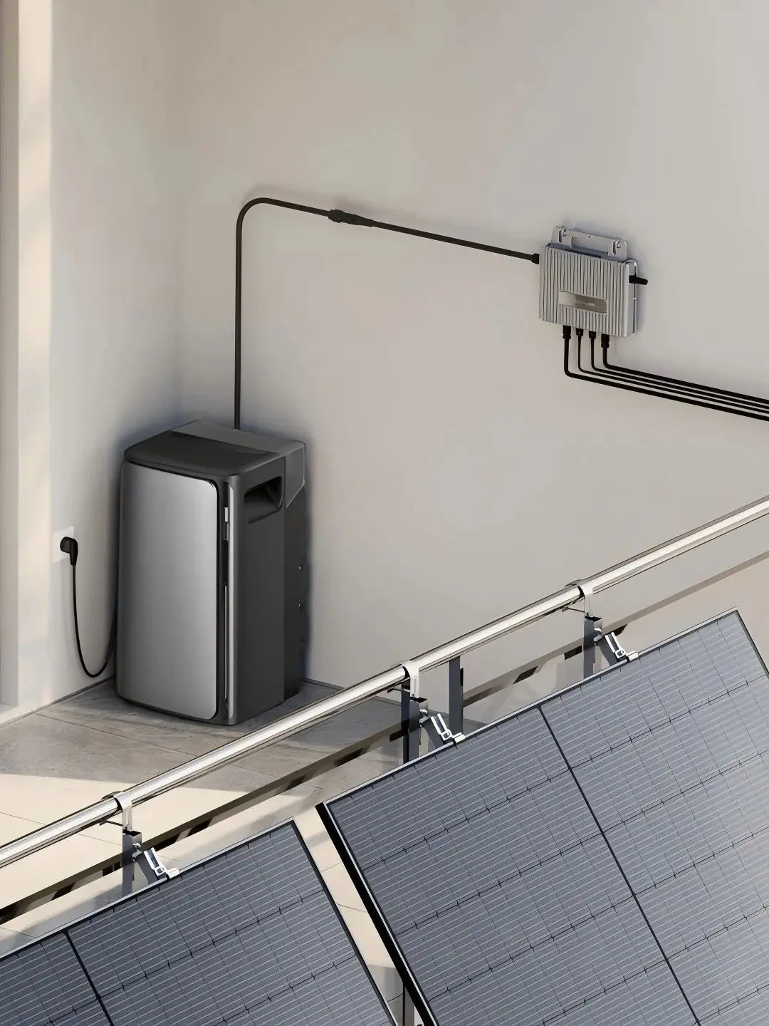 EcoFlow STREAM AC Pro 600W 1,92kWh Balkonkraftwerk Speicher Erweiterung Smart App Steuerung IP65