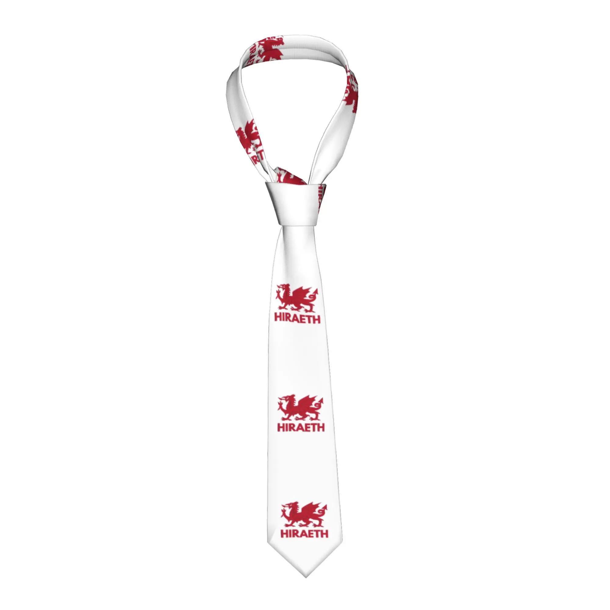 Formal Hiraeth Wales Country Flag  Neckties Men Silk  Wedding Tie
