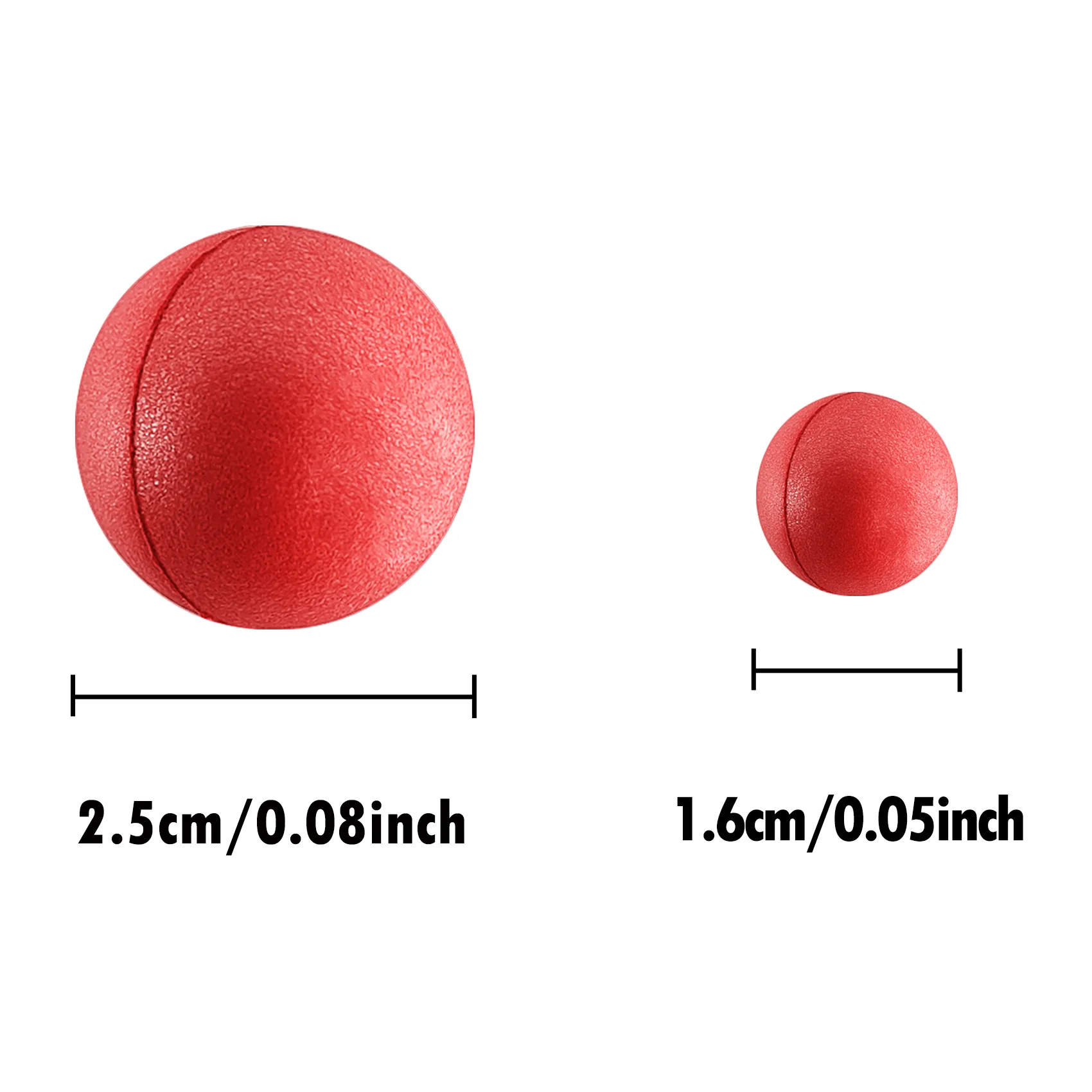 Aventik 12ps Durable & Lightweight Slotted Peg Float High Visibility Round Fishing Float for Both Freshwater and Saltwater