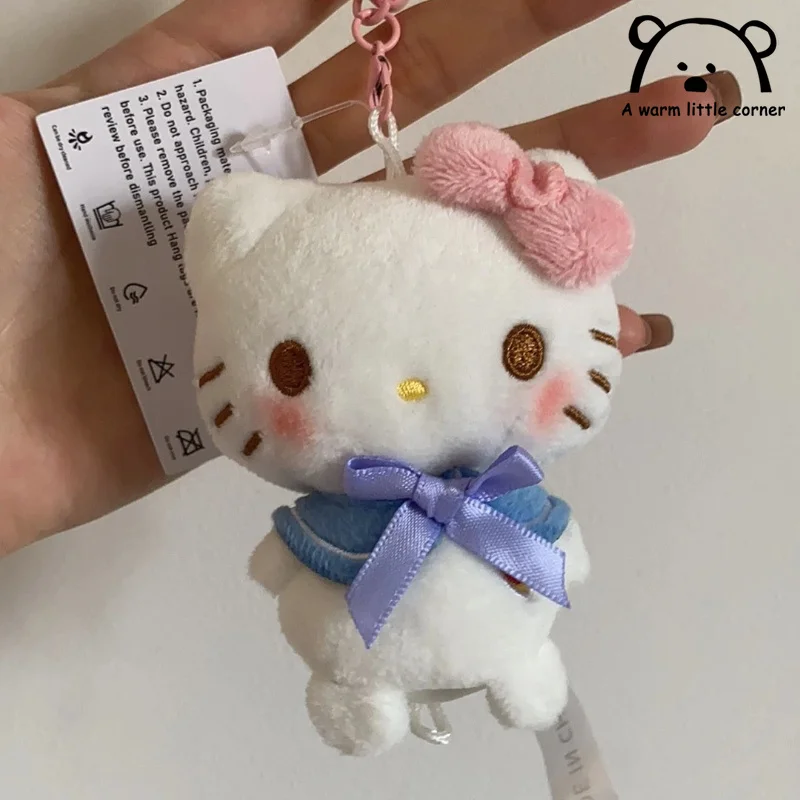 かわいいハローキティ限定版ウェアラブル指輪ぬいぐるみ吊り下げアイテム漫画人形キーホルダーバックパックぬいぐるみ吊り下げアイテムギフト