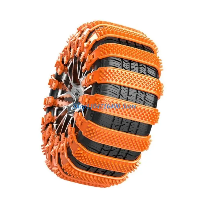 y1gd 10 Divisions Elastomer Polyurethane Car Snow Fetters Crisis Grip for Cold Boulevards