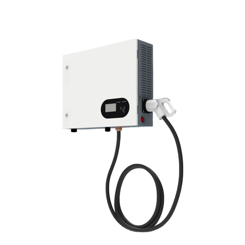 Pengisi Daya Ev Cepat CCS2 GBT DC 30kw Stasiun Pengisian Daya Ocpp 4G Ethernet Ev Terpasang di Dinding