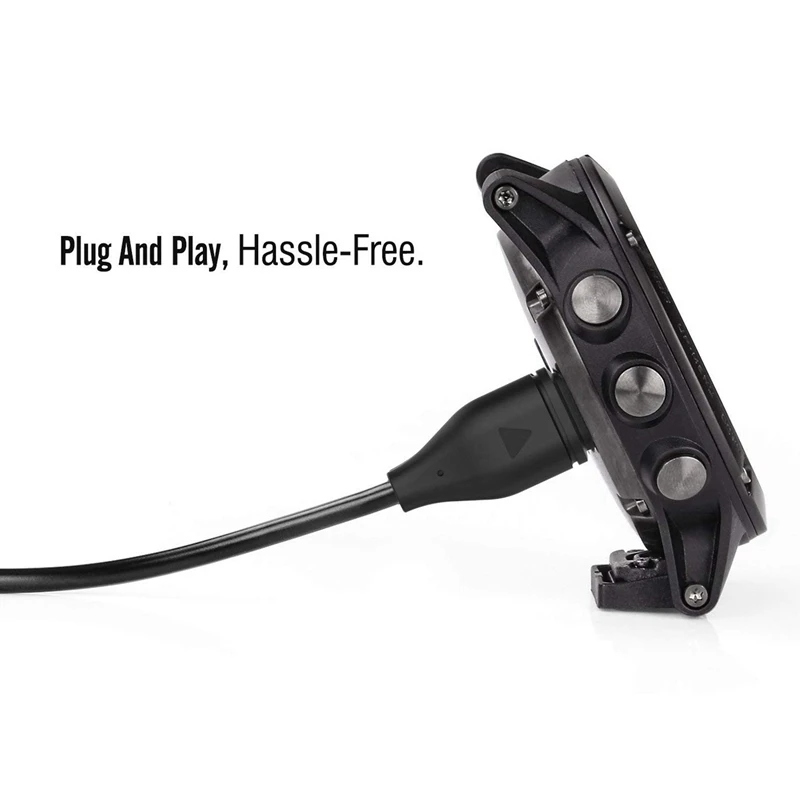 A003 5X USB Data Sync Charging Cable Wire For Garmin Fenix 5/5S/5X/Forerunner 935/Quatix 5/Quatix 5 Sapphire BLACK