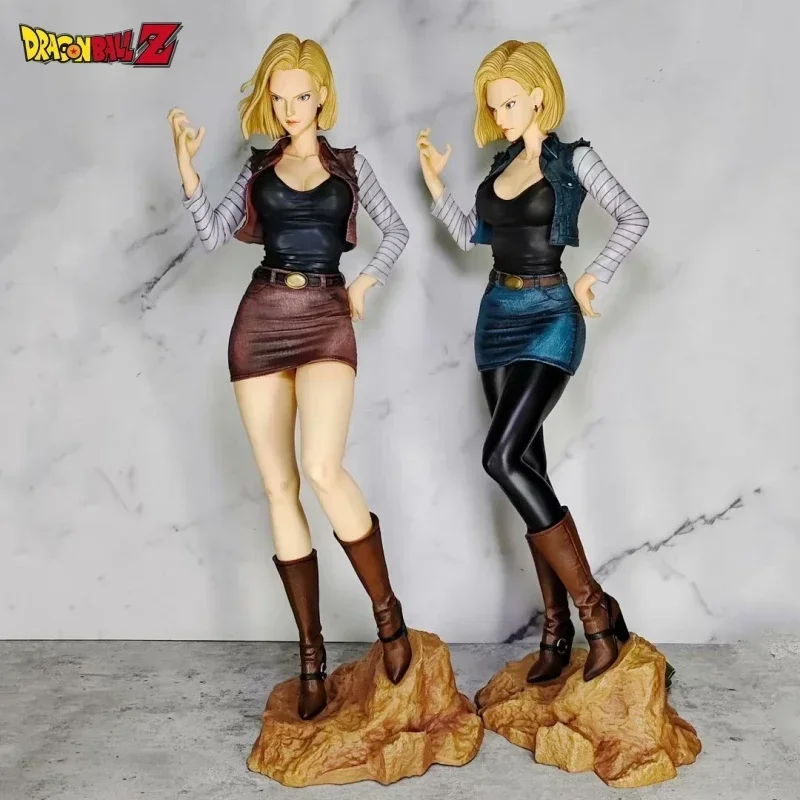 

44cm Anime Figures Dragon Ball Z Android 18 Figurine Pvc Dbz Statue Sexy Collectible Model Ornaments Decoration Toys Kid Gifts