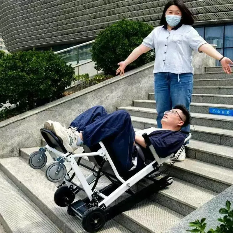 Manned Track Type Electric Stair Climbing Machine Elderly Mobility Aid