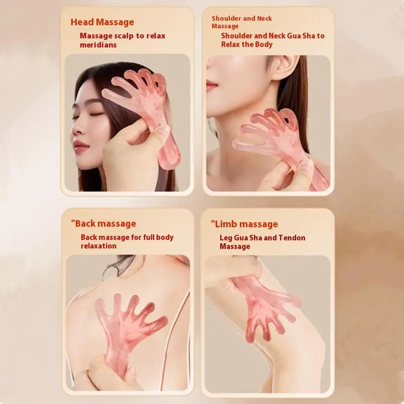 1 قطعة مدلك فروة الرأس الخلفي هرش الرأس المحمولة سبا رئيس مدلك للاسترخاء العميق يمكن استخدامها على كل جزء من الجسم #4