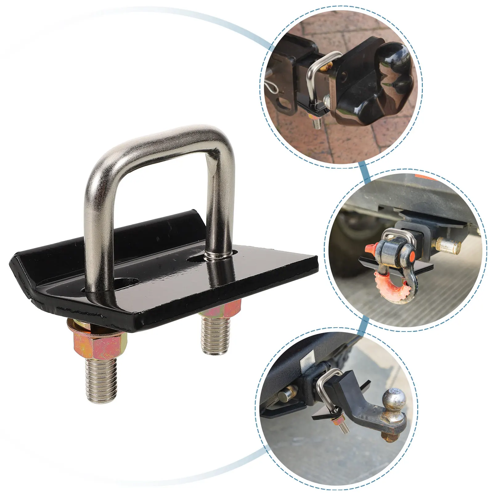 

Hitch Tightener Anti Rattle Stabilizer Heavy Duty Steel Trailer Mount Rv Towing Attachment Accessories Noise Free Connection