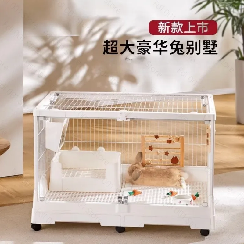 R100PRO Rabbit Cage Drawer Pan Anti Pee Bunny Hutch for Guinea Pig