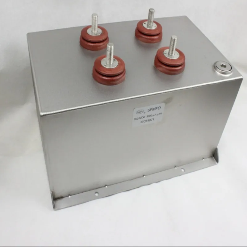 Magnetized electromechanical container pulse capacitor high power