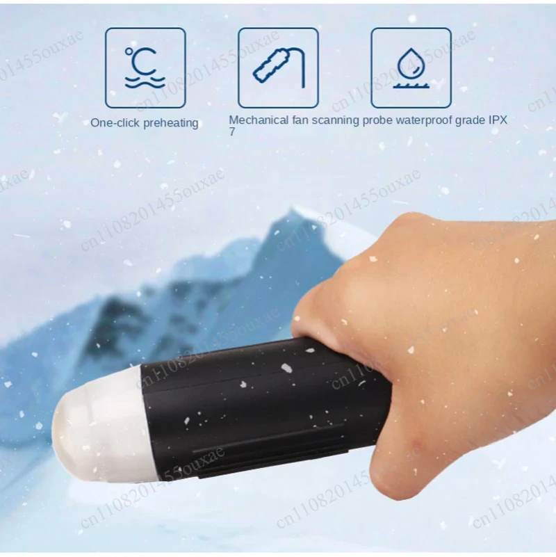 1800A Veterinary Ultrasound Detector Portable Pregnancy Testing Scanner for Small Animals Dog Cat Pig Sheep