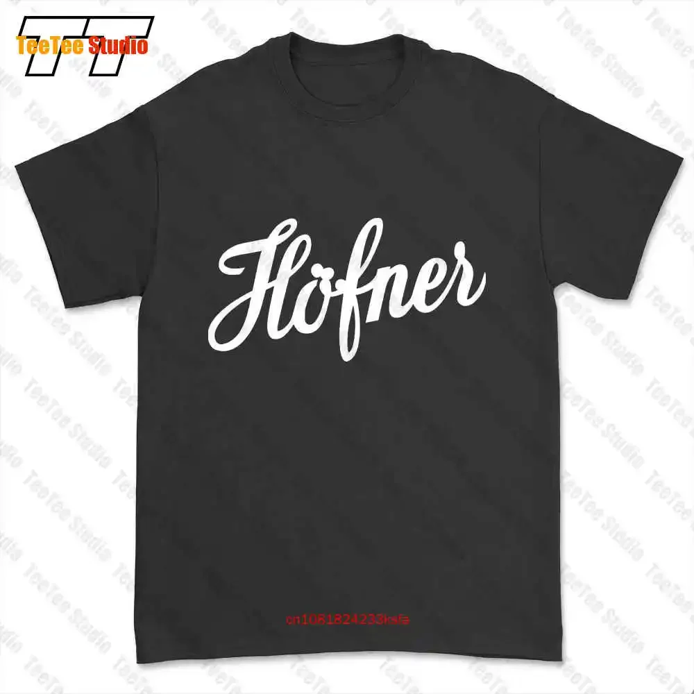 Hofner Guitar Music Logo T-shirt Tee JW9U