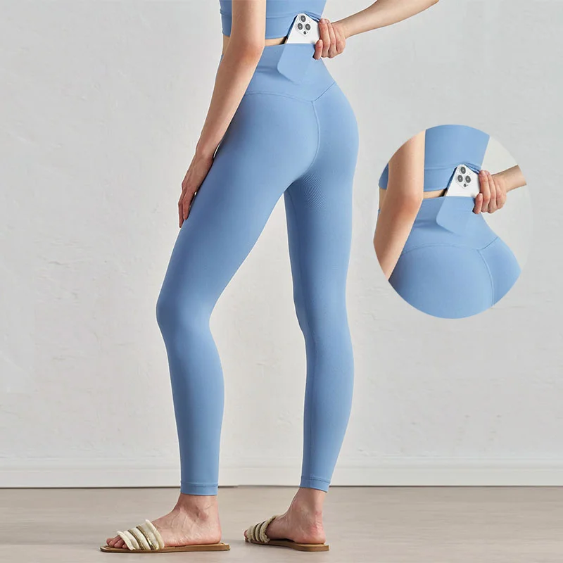 PofyBofy Invisible Back Pocket Gym Legging Butterluxe High Waisted Lounge Legging 25