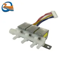 ZQ Micro DC 3.7V-24V Solenoid Valve Normally Open/Closed Two Position Three-way Air Valves Electromagnetic for Air Pressure