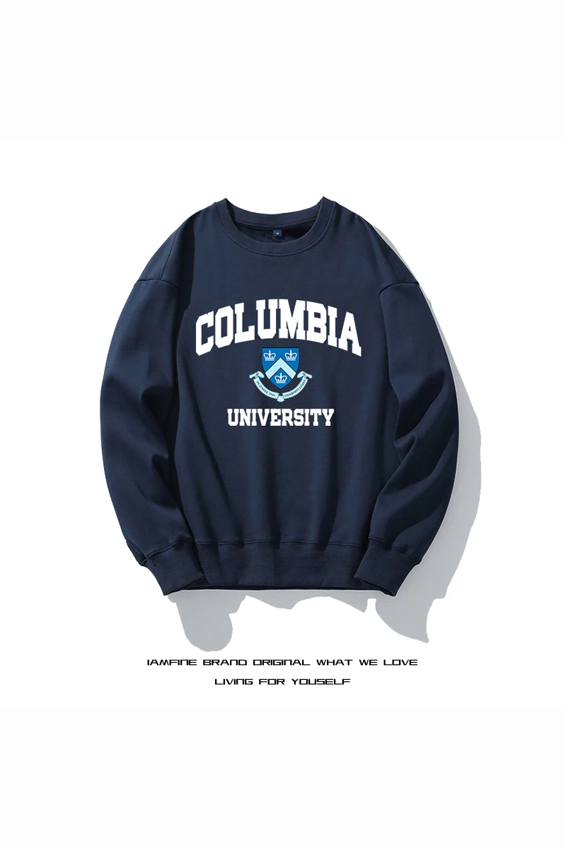 College  New Men\'s Hoodies 2022 Spring Male/Women Casual Round collar Hoodies Sweatshirts Men\'s Solid Color Sweatshirt Tops