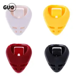 Guitar Pick Holder Plastic Plectrum Case Guitar Pick Storage Boxes for 1-3 Pieces Guitar Picks