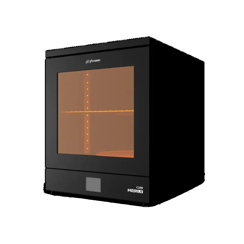 Factory Direct 2026 LX2High productivity 360c transparent turntable built-in indoor light cleaning and curing machine
